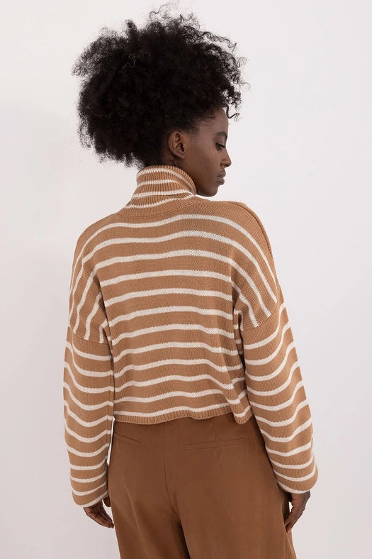 Turtleneck Badu Top Brown