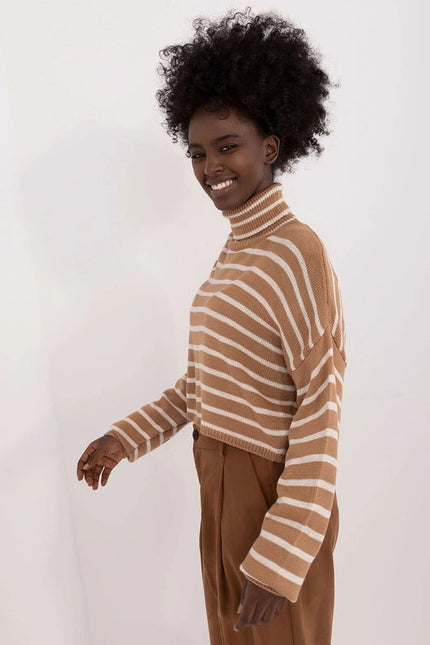 Turtleneck Badu Top Brown