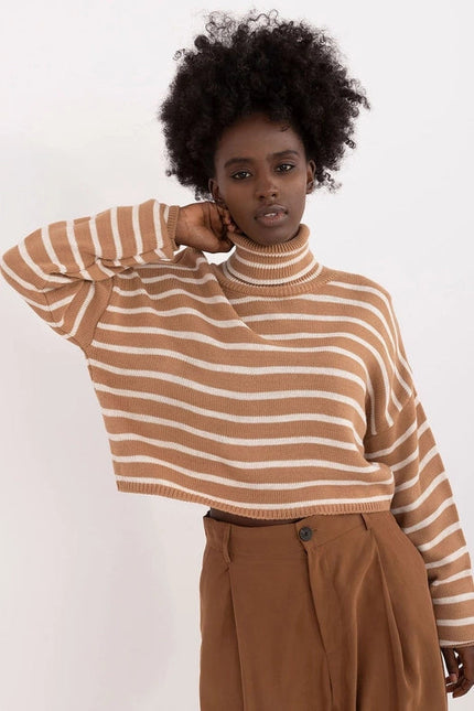 Turtleneck Badu Top Brown