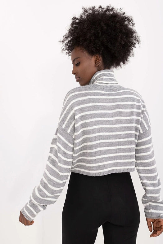 Turtleneck Badu Top Grey