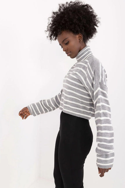 Turtleneck Badu Top Grey