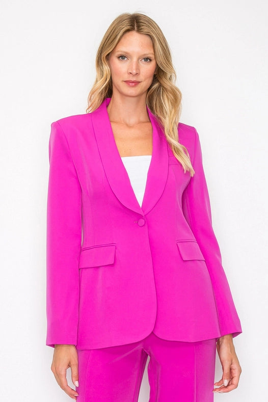 Tuxedo Jacket Sweet Magenta