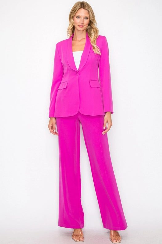 Tuxedo Jacket Sweet Magenta