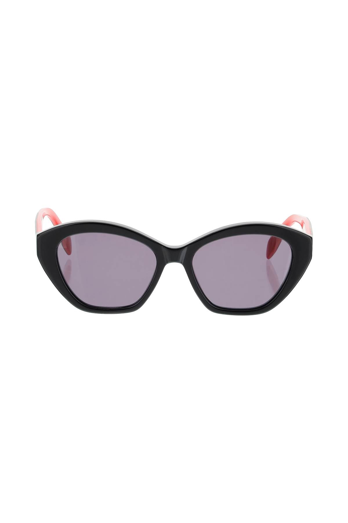 Two-Tone Sunglasses-women > accessories > glasses-Alexander Mcqueen-os-Nero-Urbanheer