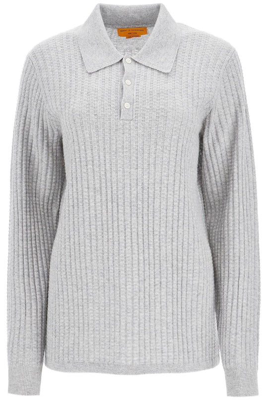 Guest In Residence polo-inspired pullover