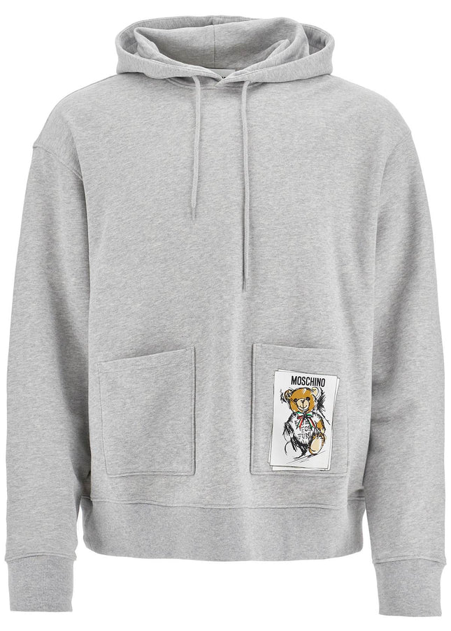 Moschino hooded teddy bear sweatshirt