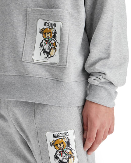 Moschino hooded teddy bear sweatshirt