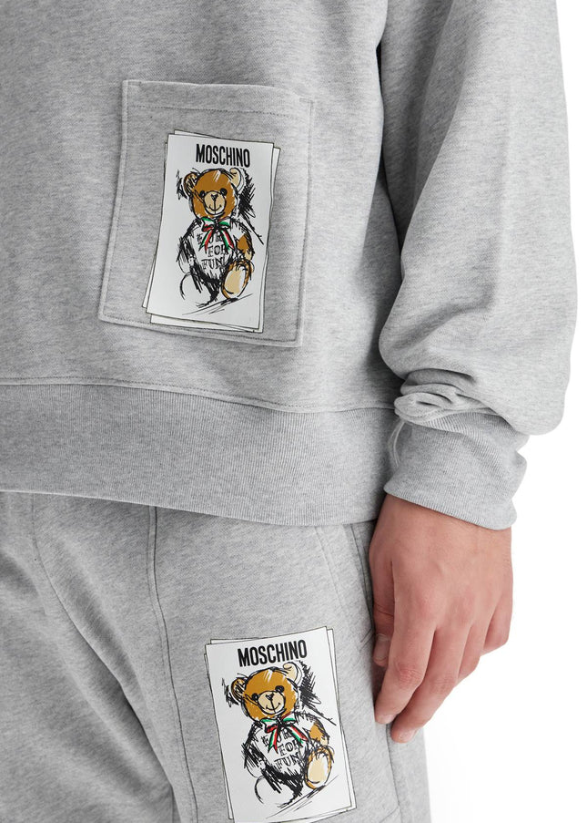 Moschino hooded teddy bear sweatshirt