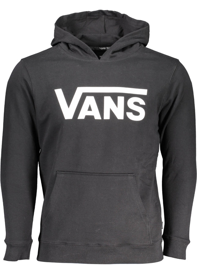 VANS BLACK SWEATSHIRT WITHOUT ZIP-0