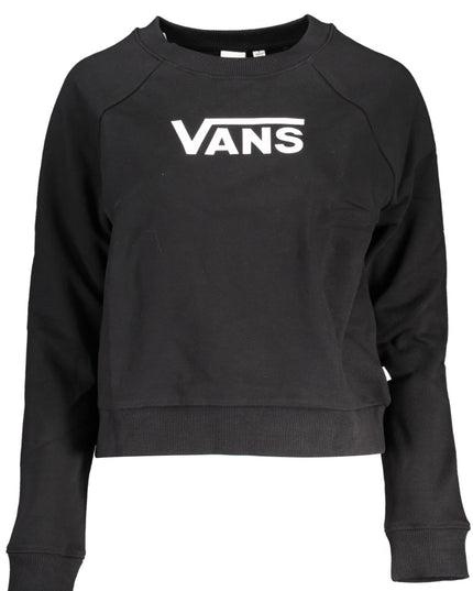 VANS BLACK WOMAN ZIPPED SWEATSHIRT-0