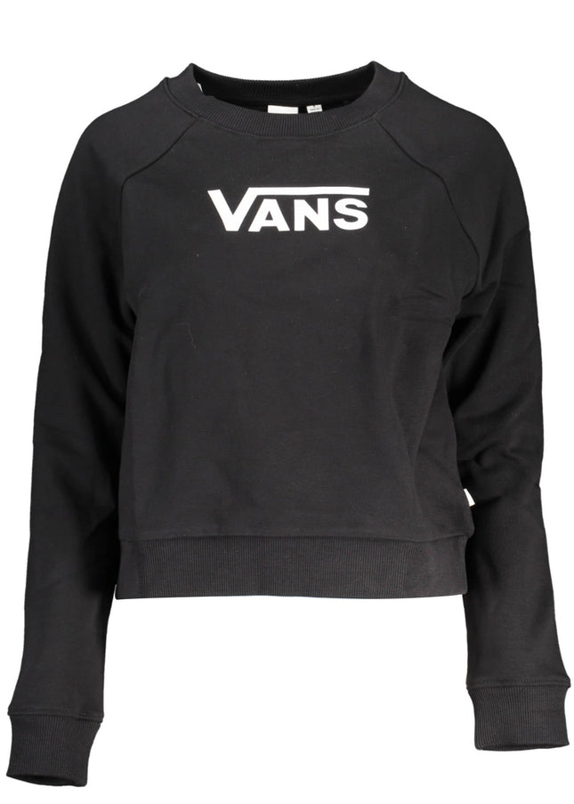 VANS BLACK WOMAN ZIPPED SWEATSHIRT-0