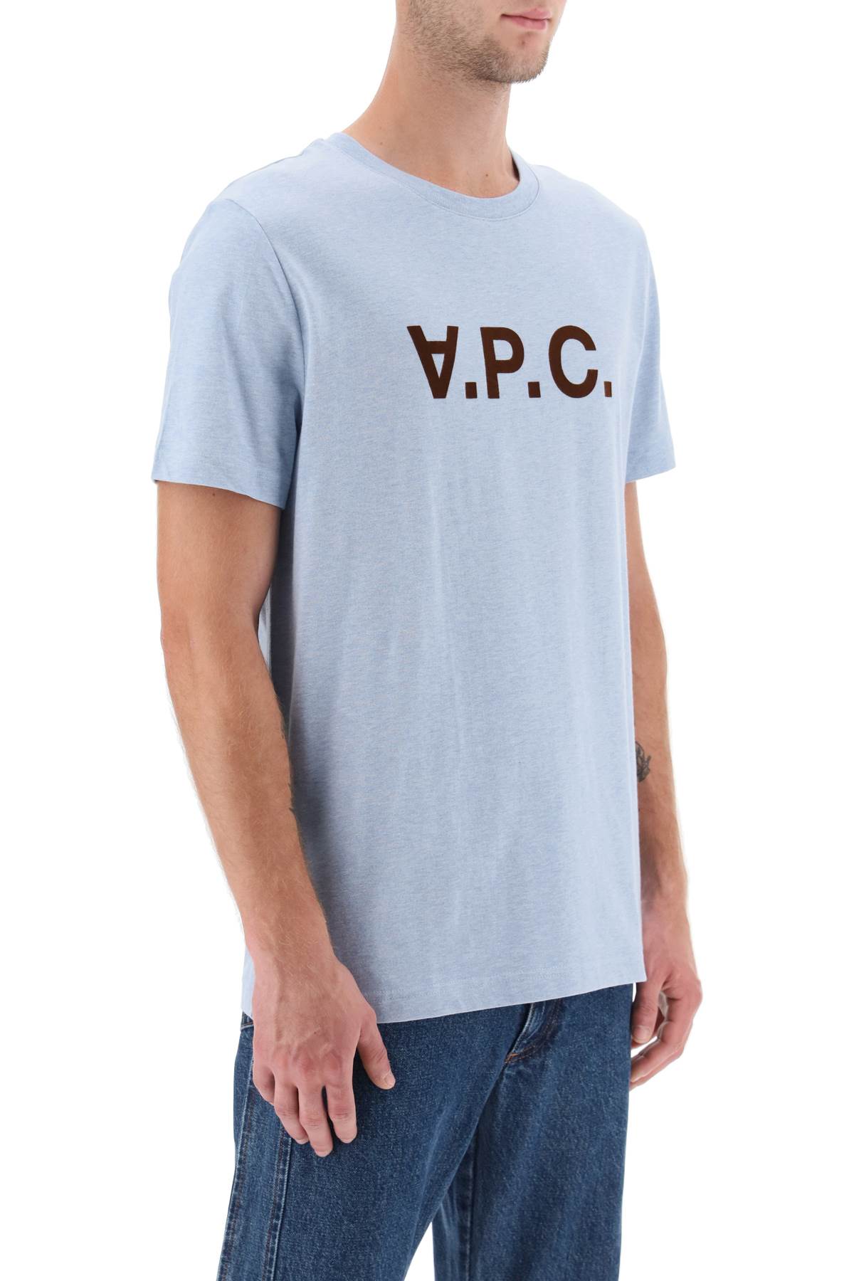 V.P.C. Logo T-Shirt-men > clothing > t-shirts and sweatshirts > t-shirts-A.P.C.-Urbanheer