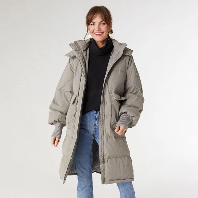 Vale Relaxed Down Puffer Jacket with Hood