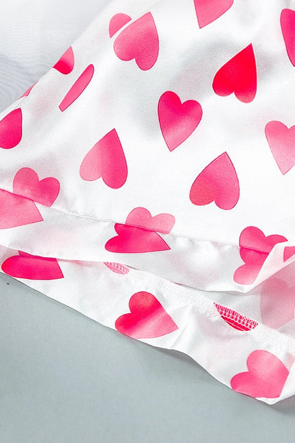 Valentine's Day Love Pajamas Shorts Two-Piece Loungewear Set