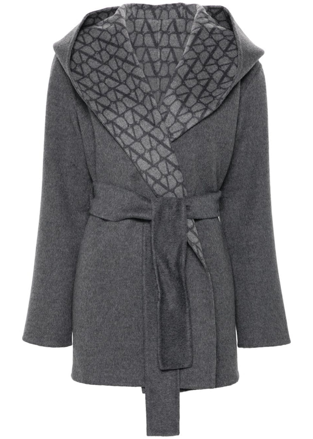 Valentino Coats Grey