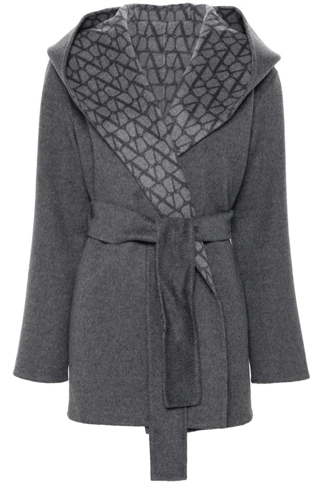 Valentino Coats Grey