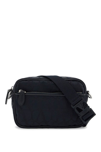 Valentino GARAVANI black iconographe crossbody bag - Blue