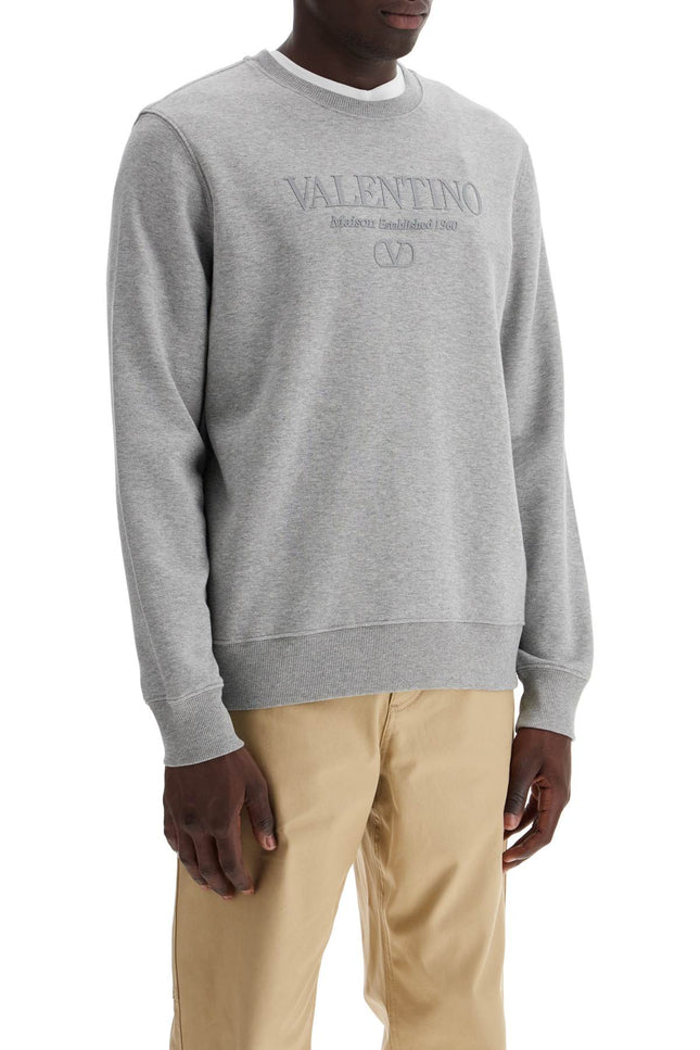 Valentino GARAVANI crewneck sweatshirt with logo - Grey