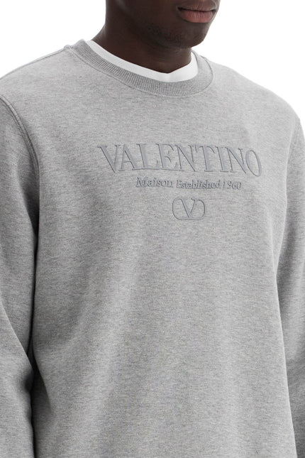 Valentino GARAVANI crewneck sweatshirt with logo - Grey