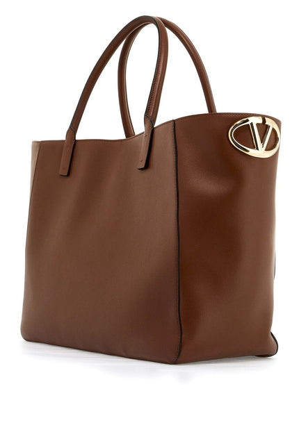 Valentino GARAVANI leather tote bag - Brown