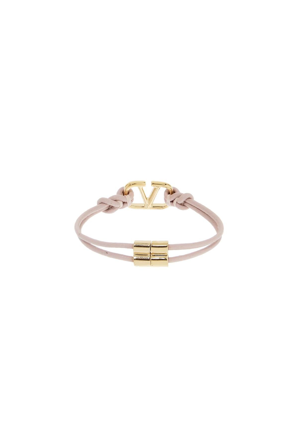 Valentino GARAVANI leather vlogo signature bracelet - Gold