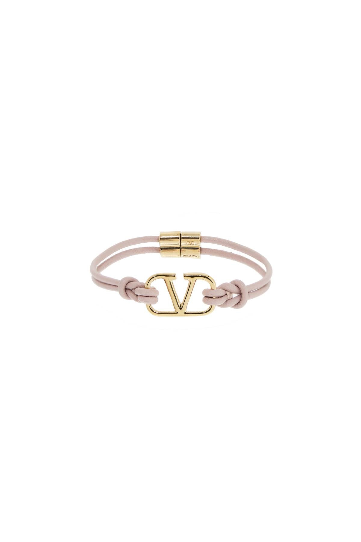 Valentino GARAVANI leather vlogo signature bracelet - Gold