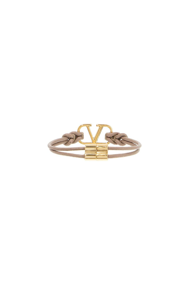 Valentino GARAVANI leather vlogo signature bracelet - Neutral