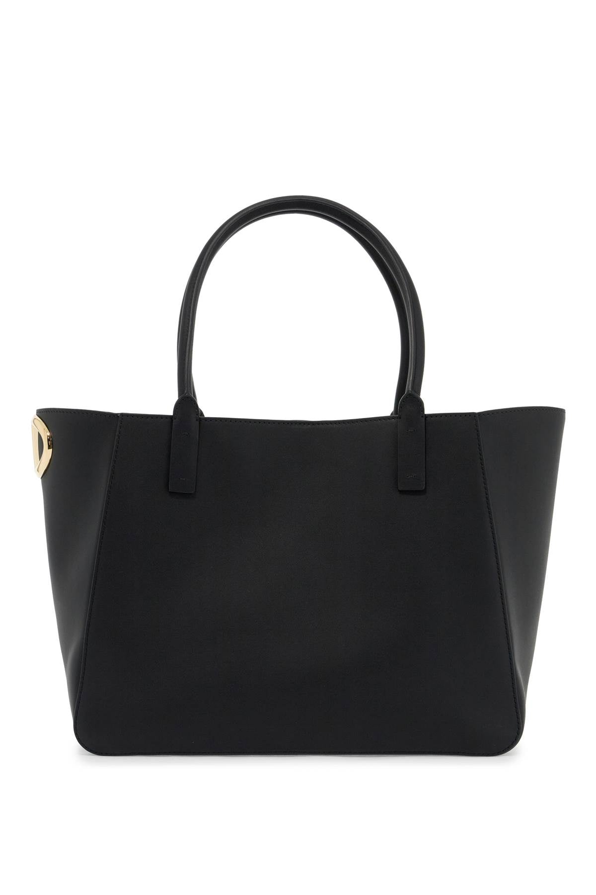 Valentino GARAVANI nappa calfskin vlogo side tote bag - Black