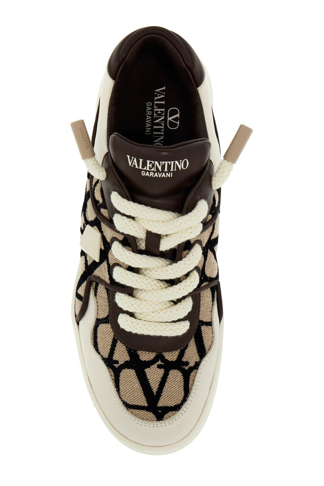 Valentino GARAVANI one stud xl low-top sneakers - Brown