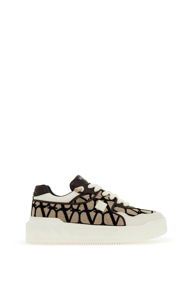 Valentino GARAVANI one stud xl low-top sneakers - Brown