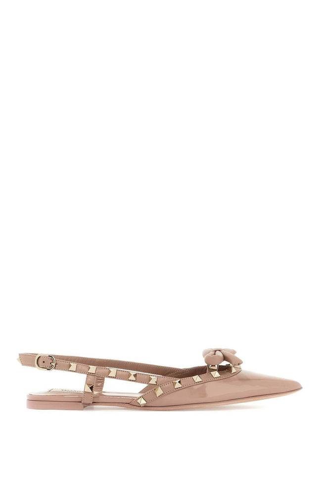 Valentino GARAVANI rockstud bow slingback baller - Neutral