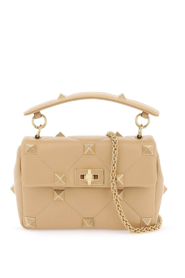 Valentino GARAVANI roman stud the shoulder bag medium - Beige