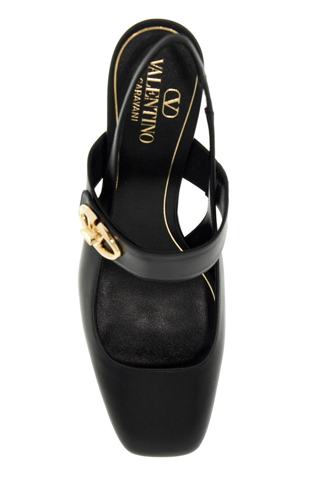 Valentino GARAVANI slingback vlogo locker - Black