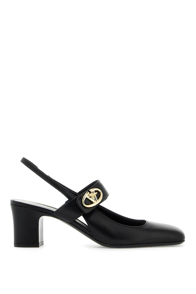 Valentino GARAVANI slingback vlogo locker - Black