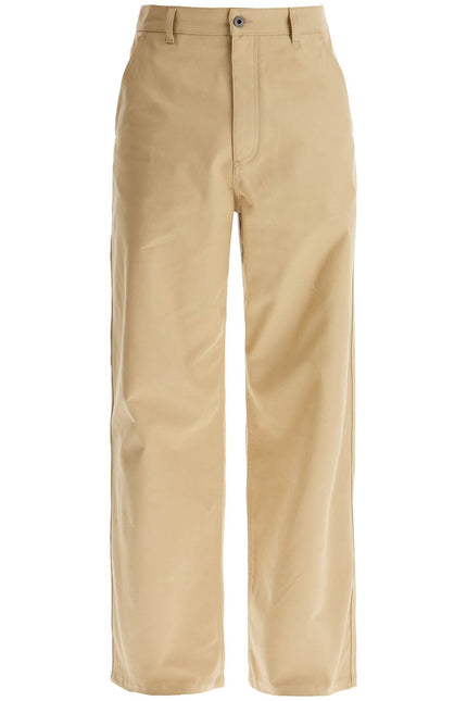 Valentino GARAVANI stretch canvas cargo pants for men. - Beige