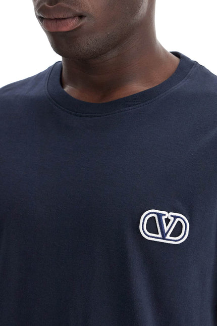Valentino GARAVANI t-shirt with vlogo signature patch - Blue
