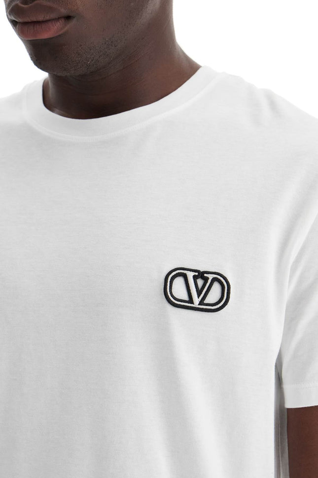 Valentino GARAVANI t-shirt with vlogo signature patch - White