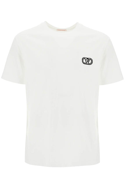 Valentino GARAVANI t-shirt with vlogo signature patch - White