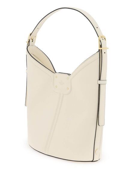 Valentino GARAVANI vlogo leather hobo bag - White