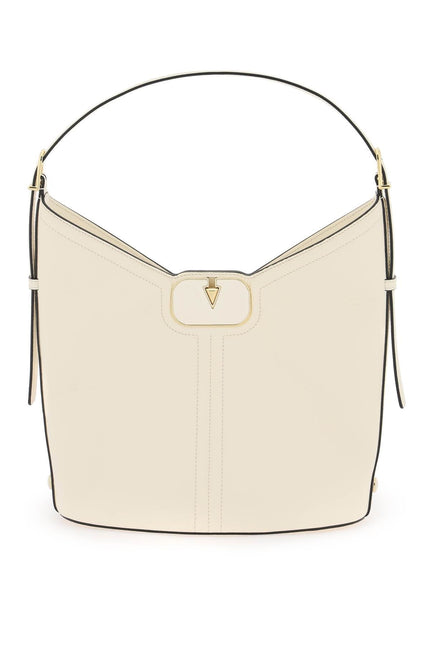 Valentino GARAVANI vlogo leather hobo bag - White