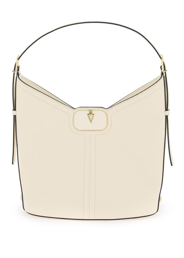 Valentino GARAVANI vlogo leather hobo bag - White