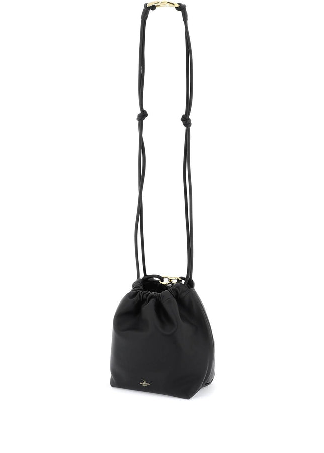 Valentino GARAVANI vlogo pouf bucket bag with - Black