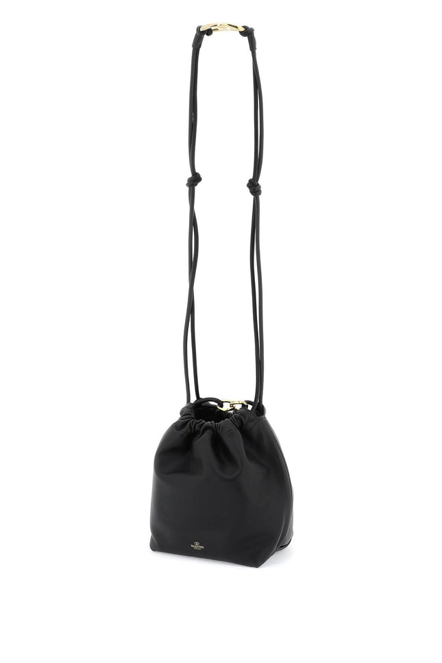 Valentino GARAVANI vlogo pouf bucket bag with - Black