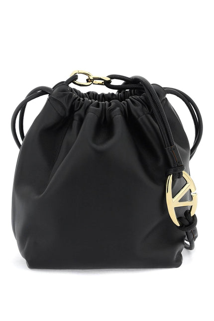 Valentino GARAVANI vlogo pouf bucket bag with - Black