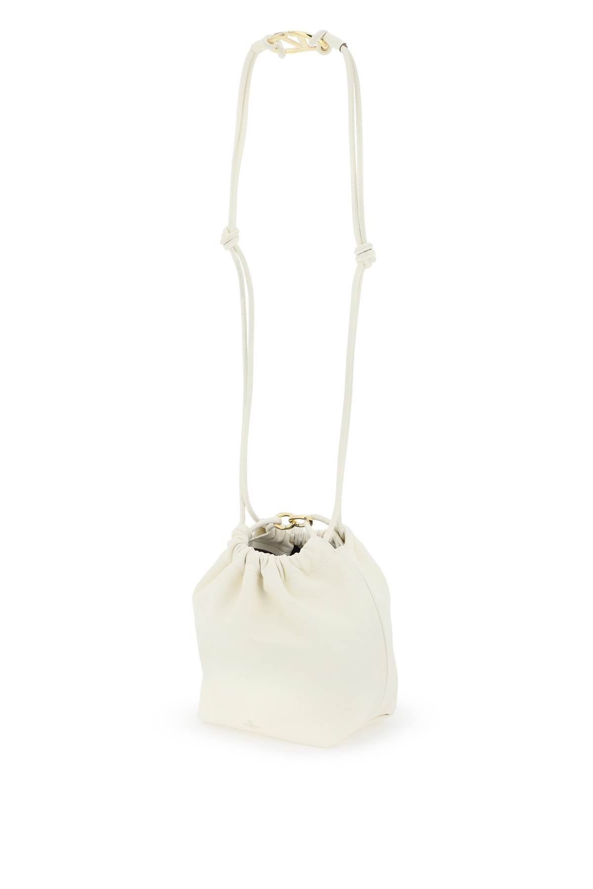 Valentino GARAVANI vlogo pouf bucket bag with - White