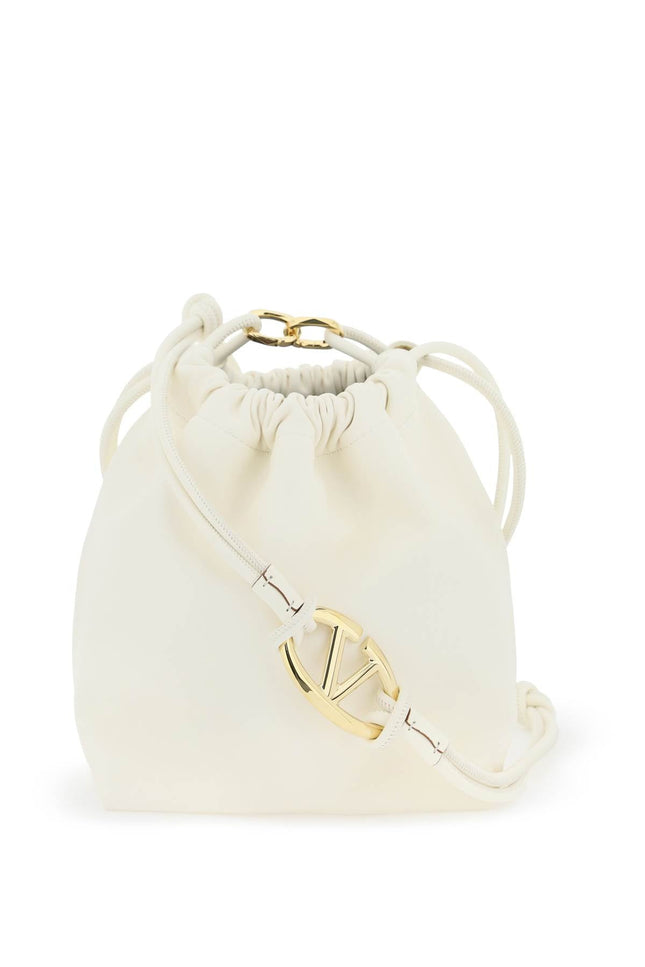 Valentino GARAVANI vlogo pouf bucket bag with - White