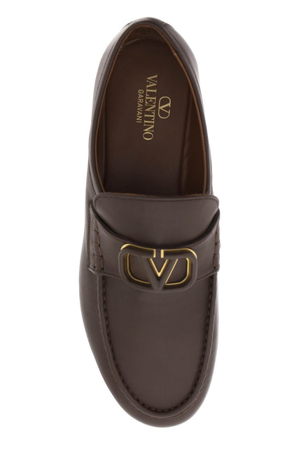 Valentino GARAVANI vlogo signature calfskin nappa - Brown