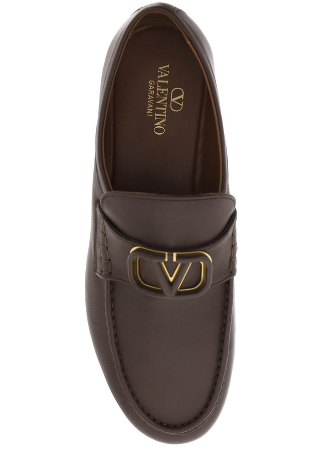 Valentino GARAVANI vlogo signature calfskin nappa - Brown