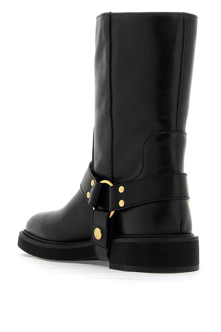 Valentino GARAVANI vlogo signature leather biker boots