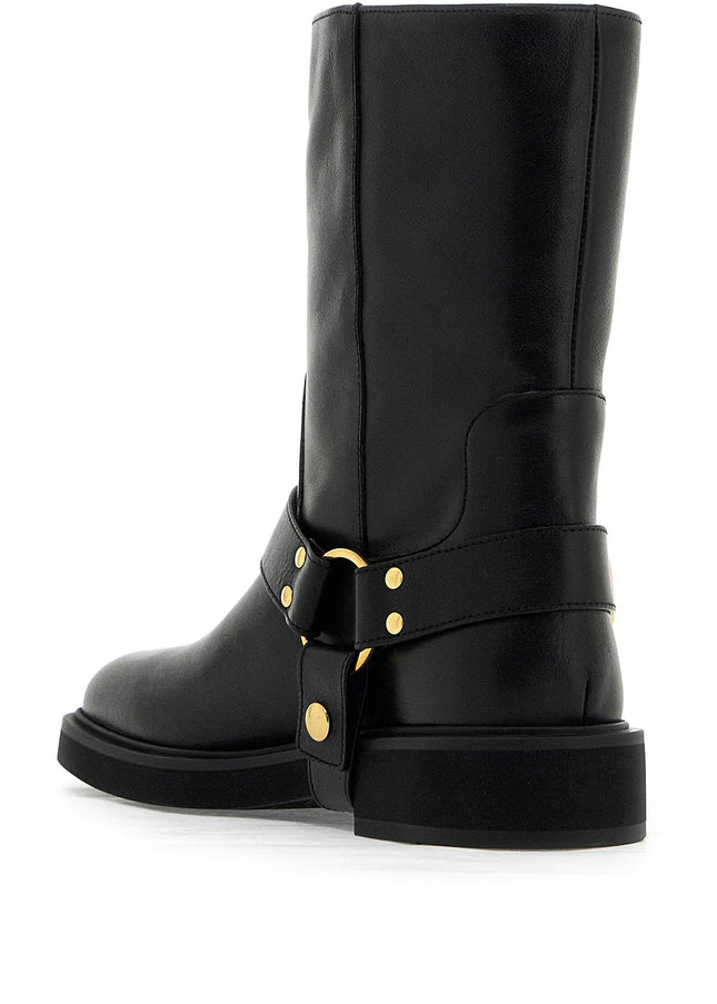 Valentino GARAVANI vlogo signature leather biker boots